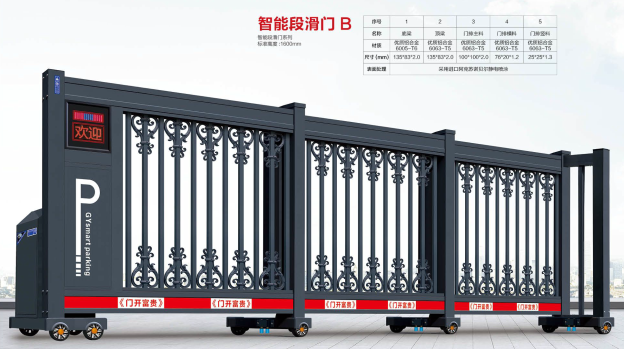 伸缩门9